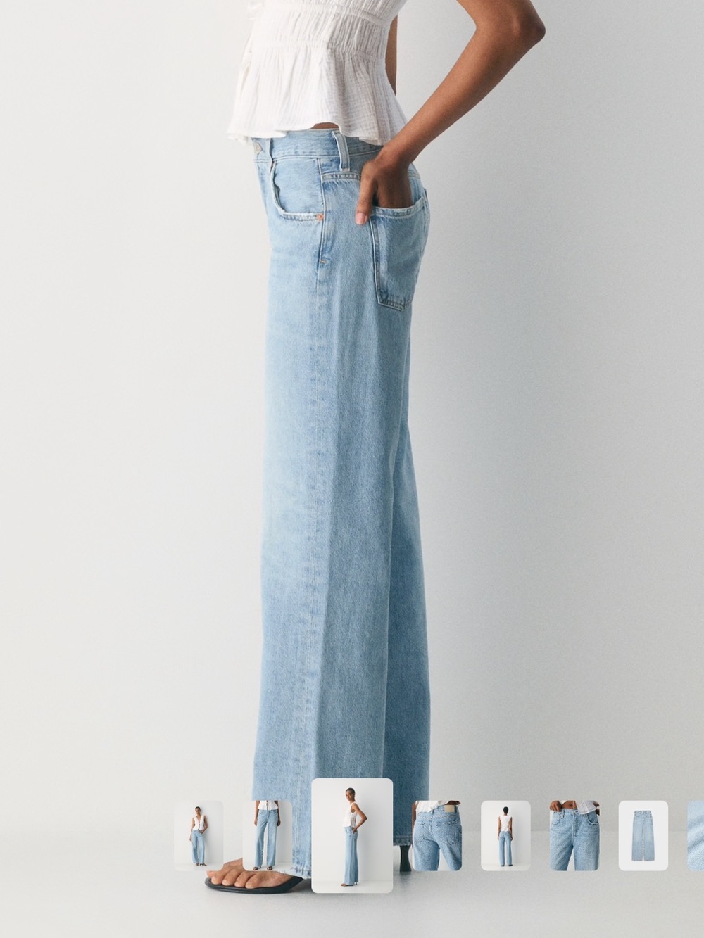 Citizens of Humanity Annina High-Rise Wide-Leg Jeans - tularosa - Picture 3 of 10